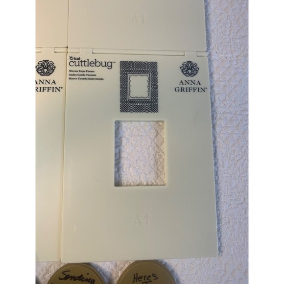 Anna Griffin Cricut Cuttlebug Mix & Match embossing folders set #3 - Picture 11 of 14